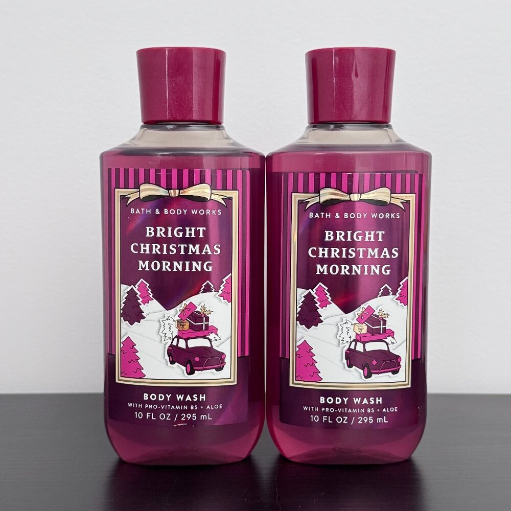 Bath & Body Works Bright Christmas Morning Body Wash (Set of 2)